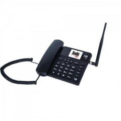 Telefone Celular de Mesa Wifi 3G BDF-12 Preto BEDINSAT