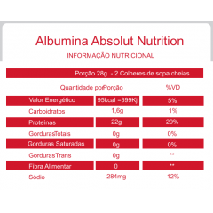 Albumina 500g Absolut Nutrition